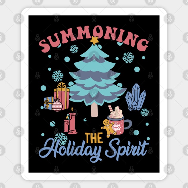 Summoning Holiday Spirit Magnet by MZeeDesigns